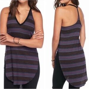 We the free free people Loui stripe tunic tank hi low stripes